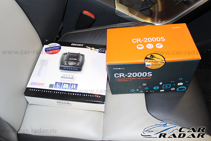 FineVu CR2000S и Escort Passport 9500ix RU в Volvo XC60