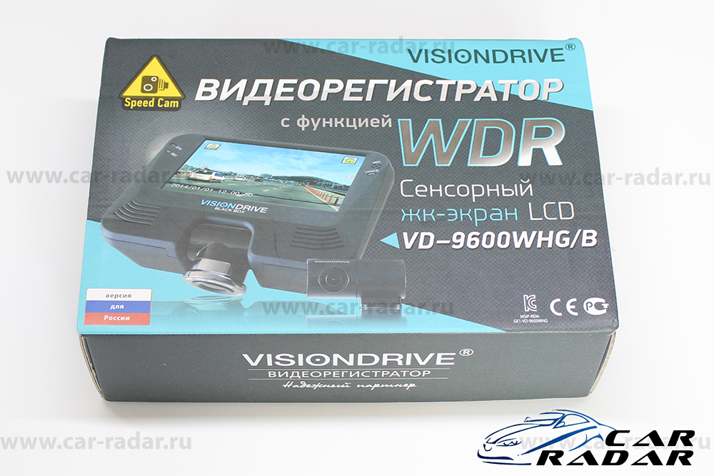 Комплектация Visiondrive VD-9600 2CH