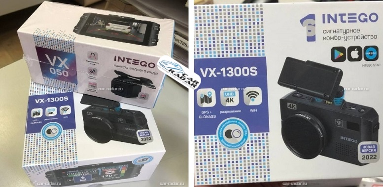 Купить INTEGO VX-1300S-2CH 4K + 64GB карта памяти подарок в Москве