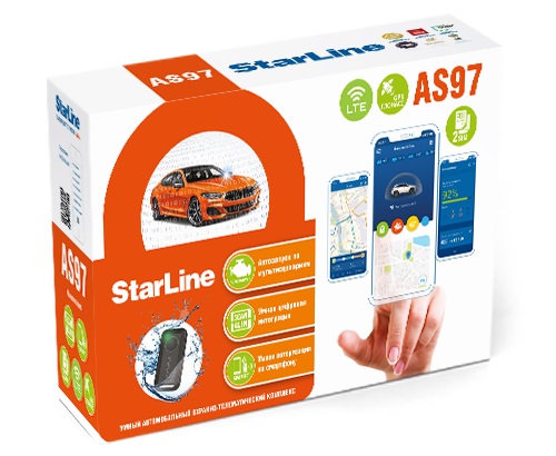 Упаковка Starline AS97 2SIM LTE-GPS