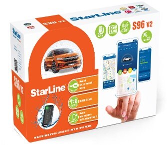 Автосигнализация StarLine (СтарЛайн) S96 V2 2CAN+4LIN 2SIM GSM GPS
