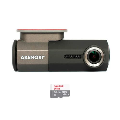 Видеорегистратор Akenori VR02 PRO + 64GB карта памяти в комплекте