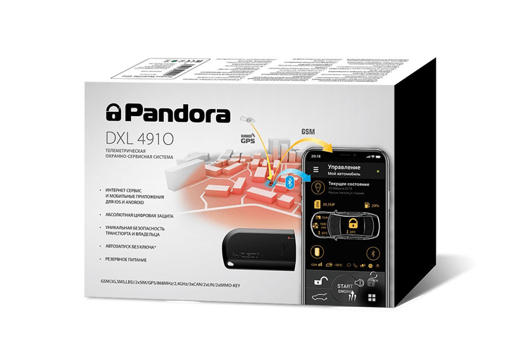 Автосигнализация Pandora (Пандора) DXL 4910 L