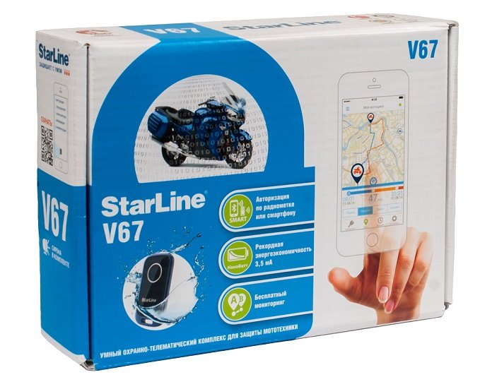 Автосигнализация StarLine (Старлайн) Moto V67