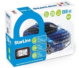 Автосигнализация StarLine E66 v2 BT ECO 2CAN+4LIN GSM