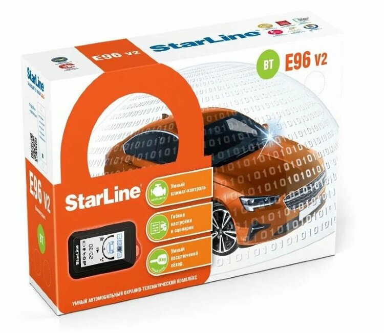 Автосигнализация StarLine (СтарЛайн) E96 V2 BT 2CAN+4LIN